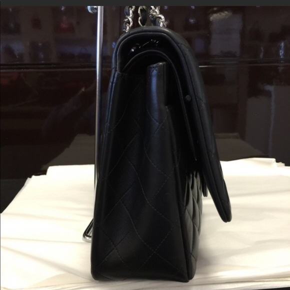 SOLD Authentic Chanel Maxi Double Flap Bag - Picture 4 of 10
